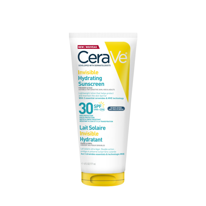 CeraVe Invisible Hydrating Sunscreen SPF30 aurinkosuojavoide 177 ml