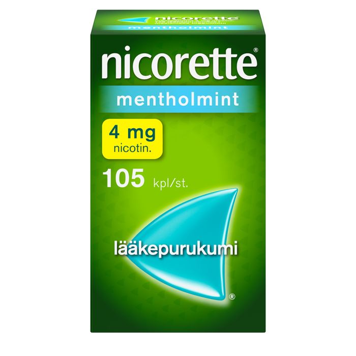 NICORETTE MENTHOLMINT lääkepurukumi 4 mg 105 fol kuva 2