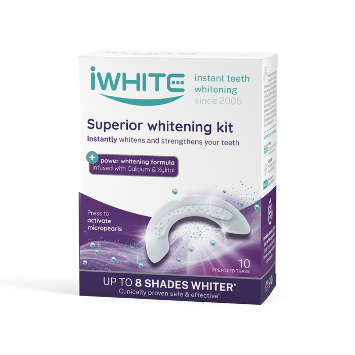 IWHITE SUPERIOR WHITENING KIT valkaisumuotit 10X0,8 G kuva 3