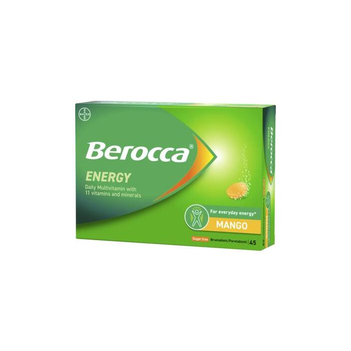 Berocca Energy Mango poretabletti 45 kpl