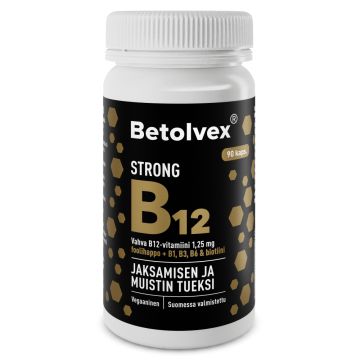Betolvex Strong 1,25 mg B12-vitamiini 90 kaps