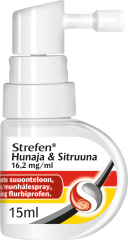 STREFEN HUNAJA & SITRUUNA 16,2 mg/ml sumute suuonteloon, liuos 15 ml