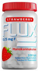 Flux Strawberry fluoritabletti 250 mikrog 100 imeskelytabl