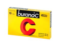 BURANA-C 400/300 mg tabl, kalvopääll 10 fol