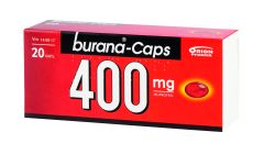 BURANA-CAPS kapseli, pehmeä 400 mg 20 fol