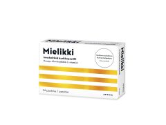 Apteq Mielikki kurkkupastilli Hunaja 24 tablettia